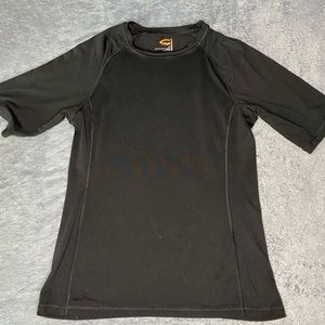 💦 black rash guard swim shirt size medium